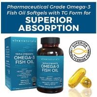 ราคา นำเข้าจากอเมริกา VivaNaturals viva น้ำมันปลาทะเลน้ำลึก fish oil น้ำมันปลาเข้มข้นสามเท่า การดูแลจิตใจและสมองระดับห้าดาว อาลีสุขภาพ (21588192886)