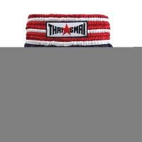 ราคา THAISMAI BS1039 กางเกงมวยไทย ผ้าต่วน ดำ ขอบแถบ ลายกระทิงแดง THAIFIGHTPRO (100602883)