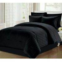 ราคา ชุดผ้าปูที่นอน 5 ชิ้น พร้อมผ้านวมหนา 6 ฟุต ลายริ้ว เกรดพรีเมี่ยม โรงแรม ราคาประหยัด (21388781733)