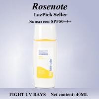 ราคา ROSenote Sunscreen SPF50 40ML FIGHT UV RAYS ครีมกันแดด บำรุงผิวหน้า กันแดดคุมมัน กันแดดทาหน้า คุมมัน 12 ชม สำหรับผิวหน้า บางเบา ป้องกันทั้งรังสี UVA และ UVB พร้อมปรับโทนสีผิว (21491626868)