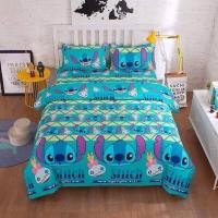 ราคา 7 ลาย ชุดเครื่องนอน ขนาด 6 ฟุต 5 ฟุต 3 5 ฟุต ลาย สติช ผ้าปูที่นอน ผ้านวม ปลอกหมอน ครบชุด 6 ชิ้น เก็บเงินปลายทาง ลายการ์ตูน (8041309429)