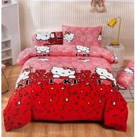 ราคา ชุดผ้าปูที่นอนลายคิตตี้ ครบชุด6ชิ้น ขนาด 3 5 5 6 ฟุต (8108287856)