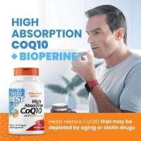 ราคา โคคิวเทน Doctors Best High Absorption CoQ10 with BioPerine 100 mg 60 120 Softgels Coenzyme Q10 (21645797139)