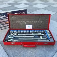 ราคา EURO KING TOOLS ชุดบล็อก EURO KING TOOLS ชุดบล็อก เครื่องมือ 24 ชิ้น ขนาด 1 2 (9487483567)