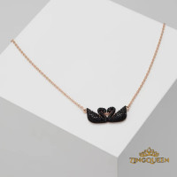 ราคา พร้อมส่ง Swarovski Iconic Swan Double Necklace สวารอฟสกี้ ของแท้ 100 สร้อยคอจี้หงส์ ของขวัญสำหรับคนพิเศษ (20954496398)