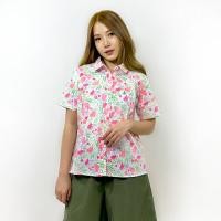 ราคา PORTLAND เสื้อเชิ้ตพิมพ์ลายแขนสั้น Short Sleeves Printed Shirt White (21471494275)