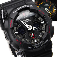 ราคา นาฬิกาข้อมือCASIOGSHOCK นาฬิกาข้อมือผู้ชาย สายเรซิ่น รุ่น GA 110HR 1A Red and black (20792119208)