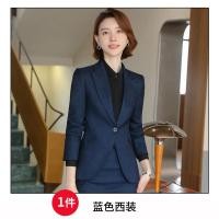 ราคา ชุดสูททางการสีเทาสำหรับผู้หญิงชุดทำงานเข้ารูปดูผอมดูดีในที่ทำงานชุดสูททำงานสำหรับผู้หญิง (19861015245)