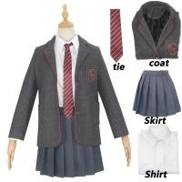 ราคา ภาพยนตร์ Matilda คอสเพลย์เครื่องแต่งกาย School Uniform Coat กระโปรง Tie Roald Dahl S Matilda คอสเพลย์ฮาโลวีนโรงเรียนชุดสำหรับเด็กผู้หญิง (19905169128)