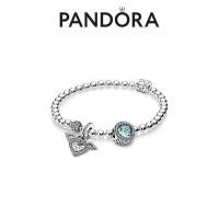 ราคา pandora ของแท้ กำไล Ice blue wings ZT2352 Bracelet women กำไลข้อมือ Sterling silver 925 เตรียมประเทศไทยเพื่อจัดส่ง (21602265819)