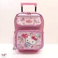 ราคา กระเป๋าเป้ล้อลากนักเรียน 14 นิ้ว ลายยูนิคอร์น ลายคิตตี้ ลายมายเมโลดี้ กระเป๋านักเรียนTrolley Bag 14 สินค้าขายดี (21421743620)