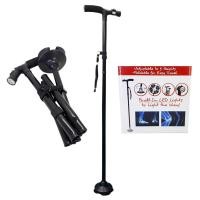 ราคา ไม้เท้า ไม้เท้าพับได้ ไม้เท้าคนแก่ ไม้เท้าพยุงเดิน อุปกรณ์ช่วยพยุง ไม้เท้าสำหรับผู้สูงอายุ มี ไฟ led ไม้เท้าเดินป่า ไม้เท้าช่วยเดิน Cane (6752942536)