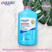 ราคา Equate Medicated Body Powder and Foot Powder Absorbs Moisture 133 g or 283 g แป้งทาตัว และเท้า เย็นสบายผิว ดูดซับความชื้น (20213319894)