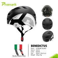 ราคา Promark Helmet Extreme PRO for Extreme Sports Head Protection Buhel Buckle Strap Made in Italy EPS body ABS Shell Scooter Skateboard Roller Blade Inline Skate หมวกกันกระแทกแบบสปอร์ต TEEN ADULT CHILD S