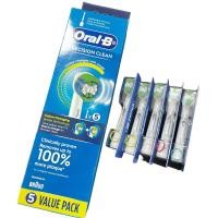 ราคา หัวแปรงสีฟันไฟฟ้า Oral B รุ่น Precision clean แพคบรรจุ 5 หัวแปรง OralB Toothbrush Head Oral B Replacement (21468414724)
