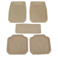 ราคา พรมปูพื้นรถยนต์ ชุดถาดรองพื้นรถยนต์วัสดุ PVC พรมรถยนต์ ขนาดฟรีไซส์ สำหรับ รถเก๋ง รถกระบะ SET 5ชิ้น (21525629772)