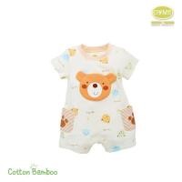 ราคา ชุดบอดี้สูทเด็กเล็ก Enfant Green ผ้ายืด Cotton Bamboo พิมพ์ลายน้องหมี สำหรับ แรกเกิด 1 ขวบ (21453320287)