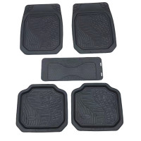 ราคา พรมปูพื้นรถยนต์ ชุดถาดรองพื้นรถยนต์วัสดุ PVC พรมรถยนต์ ขนาดฟรีไซส์ สำหรับ รถเก๋ง รถกระบะ SET 5ชิ้น (21525629770)