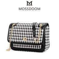 ราคา MOSSDOOM กระเป๋าสะพายข้างลายสก็อตแฟชั่น (21321018484)