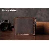 ราคา กระเป๋าสตางค์หนังแท้เครซี่ฮอร์สวินเทจทำมือสำหรับผู้ชายกระเป๋าเงินหนังสำหรับผู้หญิงกระเป๋าเงินผู้ชายคลิปสั้นแบบพับสองทบกระเป๋าสตางค์แกะสลักสีดำสีน้ำตาล WF200 1 WF200 2 (12408221198)