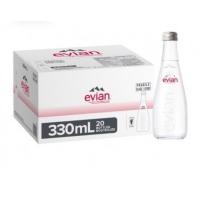 ราคา น้ำแร่ Evian ขนาด 330 ml ขวดแก้ว มี 20 ขวด (10090668433)