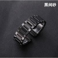 ราคา New นาฬิกา Seiko สายเหล็กสายสแตนเลสผู้ชายหัวเข็มขัดผีเสื้อนาฬิกาอุปกรณ์เสริม Solid Stainless Steel Womens Metal 20mm Watch (19861481996)