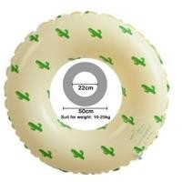 ราคา Inflatable swimming ring thickened summer striped pool float childrens baby swimming tube water play pool toys (19937920540)