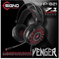 ราคา Signo E Sport HP 821 หูฟังเกมมิ่ง VENGER 7 1 Surround Sound Gamming Headphone (335262801)