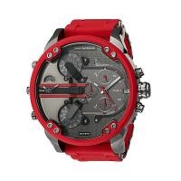ราคา ดีเซลสีแดงหน้าปัดนาฬิกาขนาดใหญ่นาฬิกาผู้ชาย (2865460714)