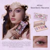 ราคา Flower Knows Strawberry Rococo Series Five Color Eyeshadow Palette (21602238616)