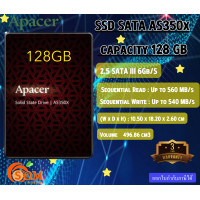 ราคา APACER SSD SATA AS350x 128GB Sequential Read Up to 560 MB s Sequential Write Up to 540 MB s รับประกัน3ปี (21401270326)