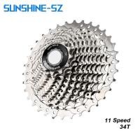 ราคา SUNSHINE เฟืองสวมจักรยาน Road Bike MTB 11 Speed 11 34T Sprocket for SHIMANO (12437105376)