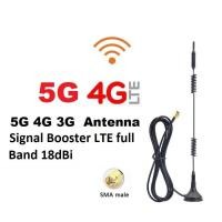 ราคา 5G 4G Sucker Antenna 18dBi เสาอากาศ Booster Signal 700 2700Mhz Antenna Male Plug Modem Router Signal Booster (15947300439)