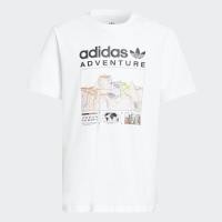 ราคา adidas ไลฟ์สไตล์ เสื้อยืด adidas Adventure เด็ก สีขาว II0929 (21454277149)