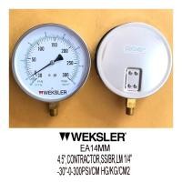 ราคา เกจวัดแรงดันPRESSUR GAUGE ยี่ห้อWEKSLER EA14 แวคคั่มเกจ เกจวัดสูญญากาศ Vacuum Gauge เกจวัดแรงดูด แวคคัมเกจ (16049746760)