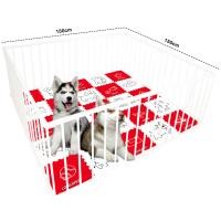 ราคา คอกกั้นสุนัข กรงหมา รั้วกั้นสุนัข บ้านสุนัขผลิต ผลิตจากท่อPVC สีขาว บ้านที่นอนสัตว์เลี้ยง กรงนอนหมา ที่นอนสุนัข LOVELOPET (21203897352)