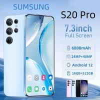 ราคา Sumsung S20 Proสมาร์ทโฟนRAM 16GB ROM 512GBหน้าจอขนาดใหญ่7 3นิ้วโทรศัพท์นักเรียนกล้องHDโทรศัพท์Android 6800MAhอายุการใช้งานแบตเตอรี่ยาวนานโทรศัพท์ (21203681841)