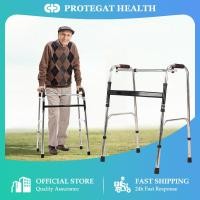 ราคา protegat Walker ไม้เท้า 4 ขา วอคเกอร์ อุปกรณ์ช่วยเดิน ไม้เท้า 4 ขา แข็งแรง น้ำหนักเบา ช่วยเดิน อุปกรณ์ช่วยเดิน พับได้ Adult Walker ปรับความสูงได้ วอคเกอร์ 4 ขา (21667926965)