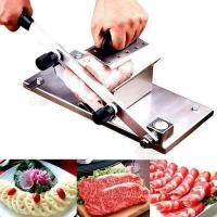 ราคา Stainless Meat Slicer เครื่องสไลด์ เครื่องสไลหมู เครื่องสไลผัก มีดหั่นเนื้อ เครื่องหั่นหมู เครื่องหั่นผัก มีดสไลด์ เครื่องหั่นสไลด์หมู (582776554)