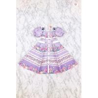 ราคา Lamai Vintage Dress เดรสยาวสีม่วงพาสเทล งานพิมพ์ลายดอกไม้สีสดใส แขนตุ๊กตา แต่งกระดุมหน้า มีซิปหลัง ดีเทลไหล่งานปักลายดอก (21723609243)