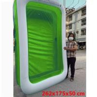 ราคา LookmeeShop เกรดพรีเมี่ยม สระน้ำเป่าลมครอบครัวทรงสี่เหลี่ยม 3เมตร ขนาดใหญ่ ราคาโรงงาน สระว่ายน้ำเด็ก สระว่ายน้ำใหญ่ สระน้ำถูกๆใหญ่ สระน้ำเป่าลม3m Free ของเล่นในน้ำx2 (12408177455)