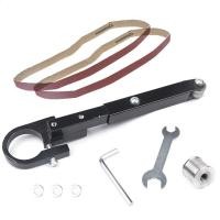 ราคา Air Belt Sander Attachment Sander Sanding Belt Adapter Pipe Belt Sander Modified Sand Belt Machine Electric Belt Grinder (19482281776)