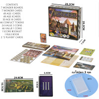 ราคา 7 Wonders Board Game 7สิ่งมหัศจรรย์ยอดนิยมเกมปาร์ตี้ เวอร์ชั่นภาษาอังกฤษ (21344163297)