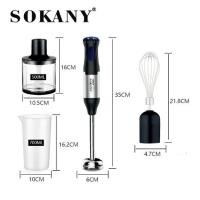 ราคา SOKANY เครื่องปั่นแบบมือถือ เครื่องปั่น เครื่องปั่นมือถือ 1000W เครื่องปั่นมือ เครื่องปั่นด้วยมือ เครื่องปั่นอาหารสแตนเลส สามารถใช้บดเนื (21489223378)