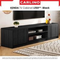 ราคา MR CARLINO SNOW SERIES TV Cabinet ชั้นวางทีวี โต๊ะวางที่วี โต๊ะหน้าทีวี ทีวี ห้องรับแขก ชั้นวาง มีให้เลือก 4 FT 6 FT Adjustable Height TV Cabinet with Storage White Color (21393596112)