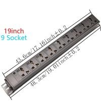ราคา ปลั๊กไฟ รางปลั๊กไฟ pdu ติดแล็ค 2 12 ช่อง พร้อม C14 interface Power Extension Socket LED ไม่พร้อมสาย (19778715023)