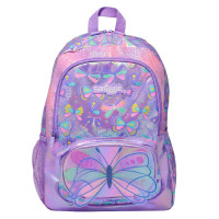 ราคา ชุดขวดอาหารกลางวันกล่องดินสอกระเป๋าสะพายลายผีเสื้อกระพือแบบ Smiggle (21260689774)