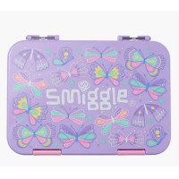 ราคา ชุดขวดอาหารกลางวันกล่องดินสอกระเป๋าสะพายลายผีเสื้อกระพือแบบ Smiggle (21260689777)