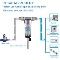 ราคา LZ Stainless steel head pre filter Whole house rotary precipitation water filter Central pre filtration purification system (20095897761)