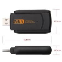 ราคา ตัวรับ Wifi แรง 1900M USB 3 0 2 4GHz 5 8GHz มี 2 รุ่นให้เลือก รุ่น 1200Mbps กับ1900Mbps Wi Fi มาตรฐาน 802 11ac Dual Band อะแดปเตอร์ไร้สาย เสาคู่ 4 (21648219799)